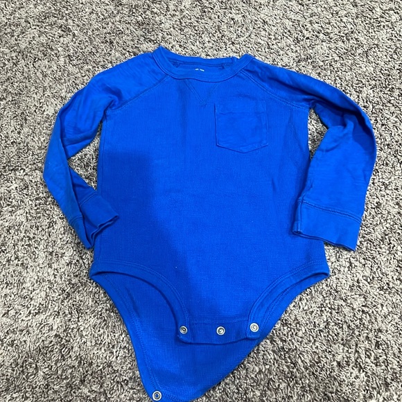 Blue Oshkosh onesie - Picture 1 of 2
